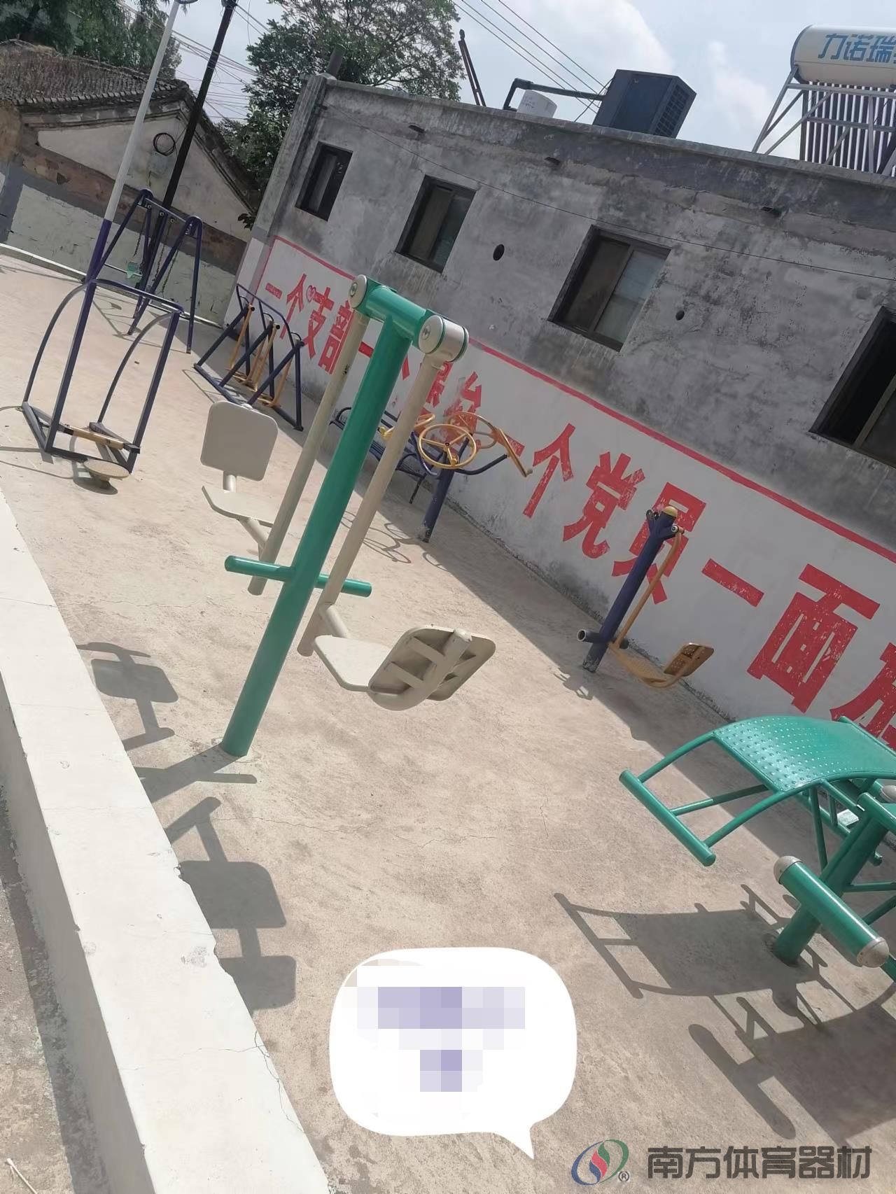 河北省保定市唐县川里镇河西村健身广场